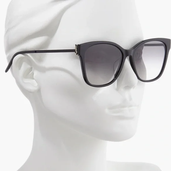 Saint Laurent 55mm Rectangular Sunglasses - Like New - Picture 3 of 6